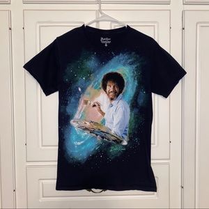 Bob Ross Galaxy T Shirt